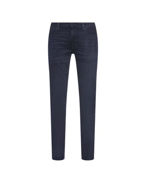 Men's Boss Tapered-Fit Jeans in Dark Blue