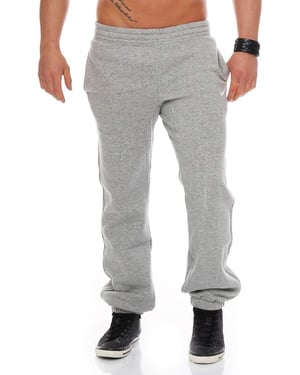NIKE Mens Club Swoosh Cuff Joggers in Grey