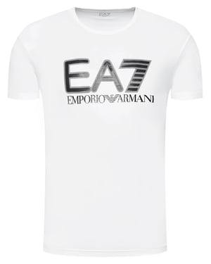 EA7 Emporio Armani Men's Short Sleeve T-Shirt, White