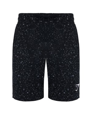 Gymshark Micro Print Heren Zwarte Shorts