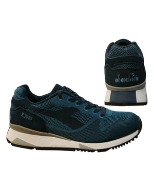 Diadora V7000 Weave Heren Blauw Sportschoenen