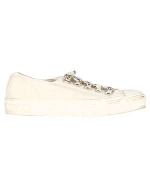 Christian Dior Walk’N’Dior Sneakers in White Cotton Canvas