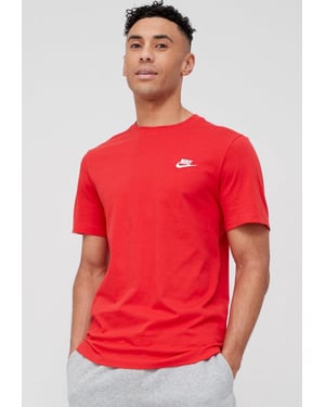 Nike Sportswear T Shirt Club in Red