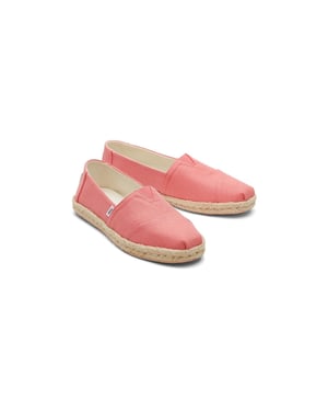 TOMS Alpargata Rope Lyocell Peach Espadrilles för kvinnor