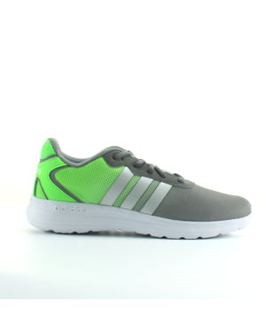 Adidas Neo CloudFoam Mens Grey/Green Trainers