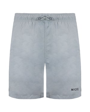 Nicce Core Mens Grey Swim Shorts