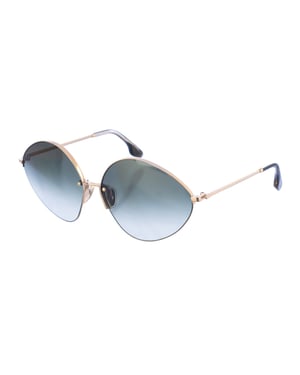 VB220S women's oval-shaped metal sunglasses