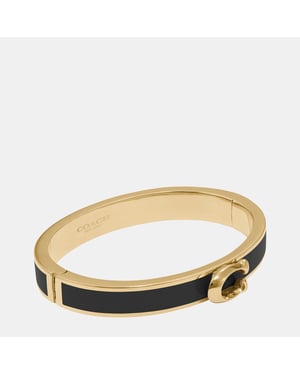 Push C Hinged Bangle