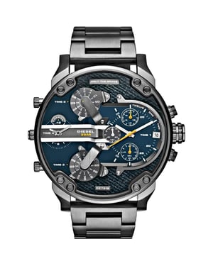Diesel DZ7331 Mr Daddy 2.0 Gunmetal Roestvrij Staal Herenhorloge