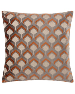 Paoletti Ledbury Velvet Jacquard Cushion Cover