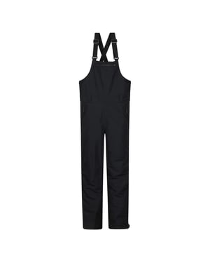 Mountain Warehouse Mens Eris vattentäta skidbyxor med bröstlapp (svart)
