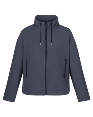 Regatta Womens/Ladies Ashlynn Knitted Fleece Jacket (Navy)