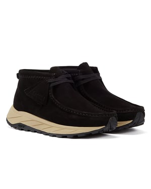 Clarks Originals Wallabee Eden Suede heren zwart veterschoenen