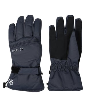 Dare 2B Mens Worthy Ski Gloves (Ebony Grey)