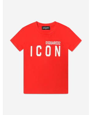 Dsquared2 Kids Kids Icon T-Shirt In Oranje