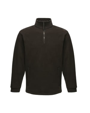 Regatta - Geweldige Outdoors Unisex Thor Overhead Half Zip Anti-Pluis Fleece Sweater (170 GSM) (Zwart)