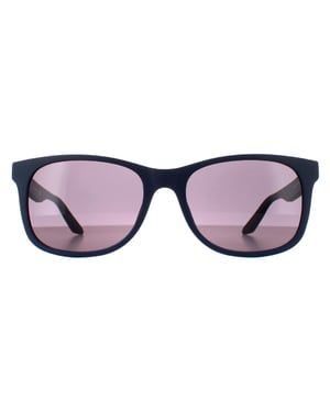 Dragon Rectangle Mens Matte Navy Lumalens Smoke Eden