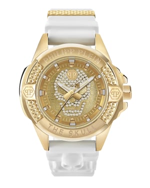 Philipp Plein The $kull Unisex's White Watch PWAAA1221