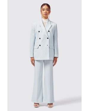 Iris Slim Fit Blue Trouser