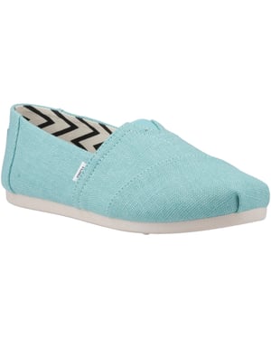 TOMS Alpargata Classic Jute Aqua Espadrilles för damer