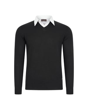 Cappuccino Italia Mock pullover