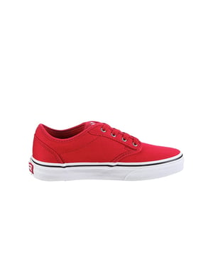 Vans Atwood Low Top Lace-Up Röd Canvas Barn Plimsolls KI514A