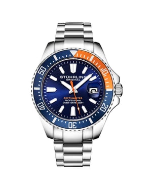 Blue and Orange Depthmaster Quartz 42mm