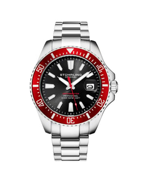 Red Depthmaster Quartz 42mm