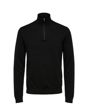 Selected Berg half zip cardigan