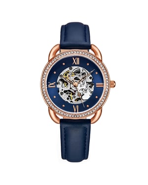 Navy Blue and Rose Gold Automatic 36mm