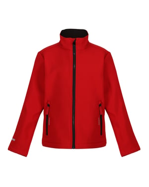 Regatta Kinder/Kids Ablaze 2 Layer Soft Shell Jas (Klassiek rood/zwart)