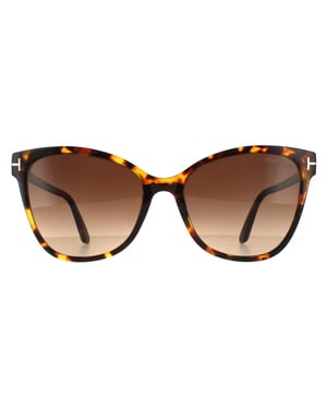 Tom Ford zonnebril ANI FT0844 52F Dark Havana Brown Gradiënt