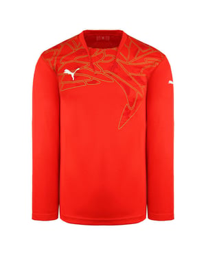 Puma Graphic Long Sleeve Red Mens Goalkeeper Shirt 700399 03