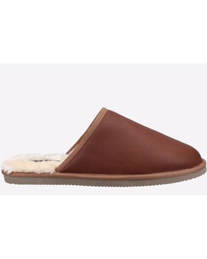 Hush Puppies Coady Mocka Herr Tofflor I Beige