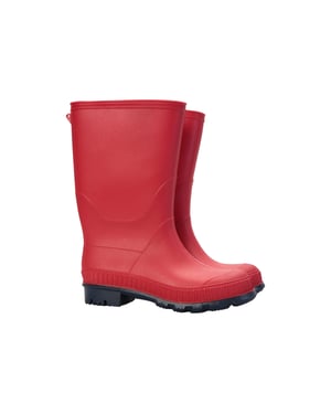 Mountain Warehouse Kinder/Kinder effen Wellington Laarzen (Rood)
