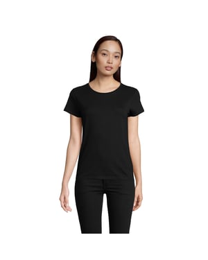 SOLS Dames/Dames Pioneer T-Shirt (Diep zwart)