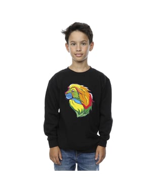 Disney Jongens The Lion King Kleuren Sweatshirt (Zwart)