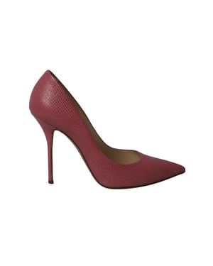 Casadei Spetsiga Stiletto Hälar i Rosa Läder