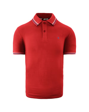 Champion Heritage Fit Röd polotröja för herrar