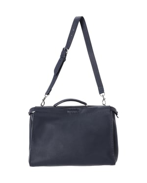Fendi Stort Peekaboo i marinblått läder
