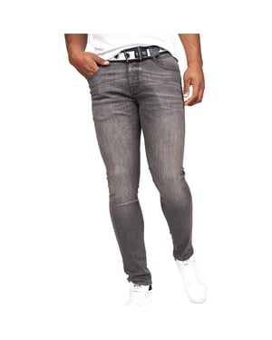 Crosshatch Heren Barbeck Slim Jeans (Gewassen grijs)