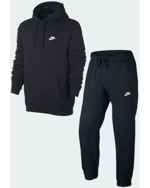 Nike Sportswear Club Fleece trainingspak met capuchon voor heren in zwart