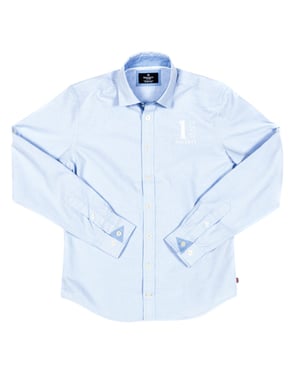 Boy's long-sleeved shirt with lapel collar HK301005