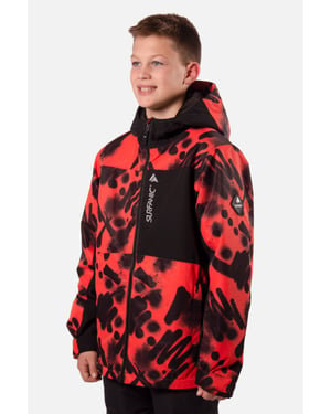 Misfit Vandal Print Jacket Orange