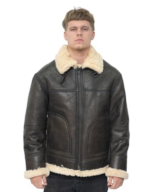 Heren B3 Shearling schapenvacht pilotenjack-Gloucester