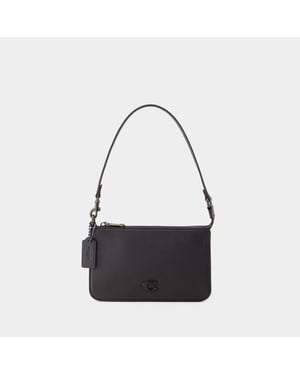 Pouch Bag - Coach - Leather - Black