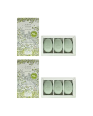 Woods Of Windsor Lily Of The Valley Luxury Soap 3 x 60g x 2