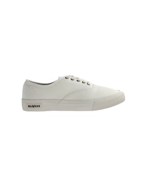 Seavees Legend Sneaker Standard Bleach Poplin White Womens Trainers