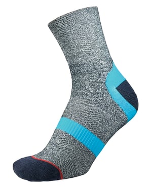 1000 Mile - Mens Approach Repreve Double Layer Breathable Anti Blister Socks - Navy / Kingfisher