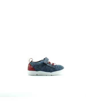 Clarks x Marvel Tri Kids Blue Trainers
